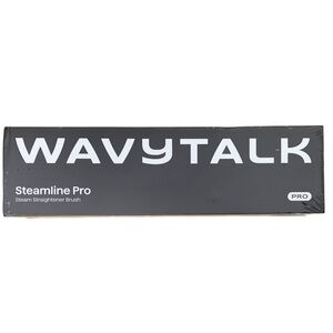 Wavytalk Streamline Pro Straightener Brush Pink New in Sealed Box